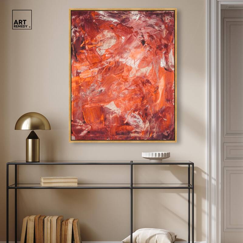 Shades of Red II Canvas by Art Remedy
