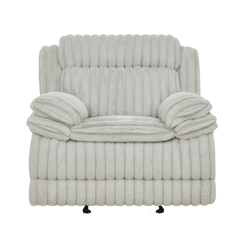 Roundhill Furniture Ardello Manual Recliner with Wide-Wale Corduroy Upholstery