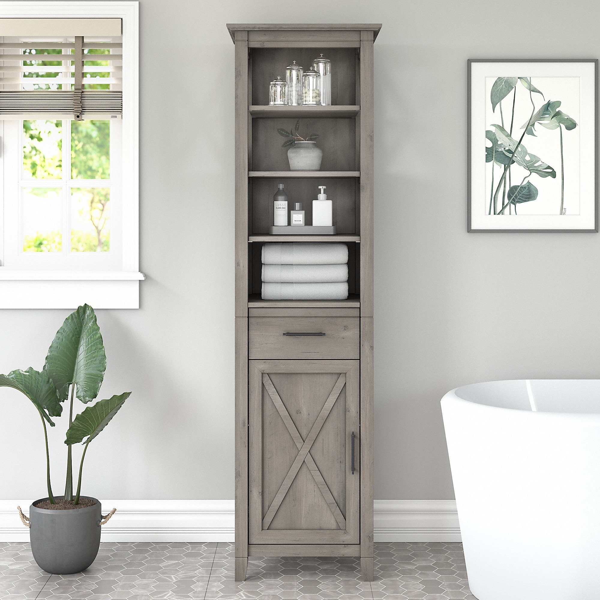 https://ak1.ostkcdn.com/images/products/is/images/direct/5e1d038d474563514b255468cea1ebe8d5610ffd/Key-West-Tall-Narrow-Bookcase-Cabinet-by-Bush-Furniture.jpg