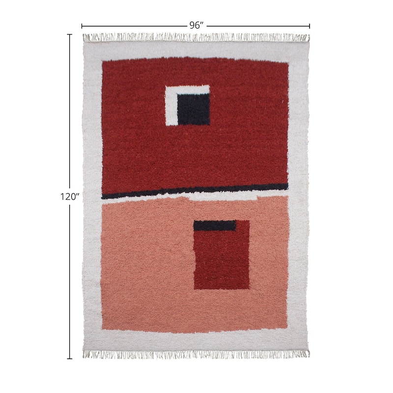 Echo Red Multicolor Rug