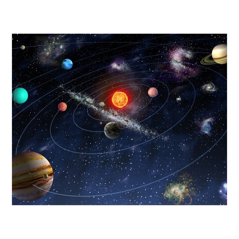 Solar System Wall Mural