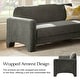preview thumbnail 37 of 39, HULALA HOME Isai Modern Curved Velvet Sofa