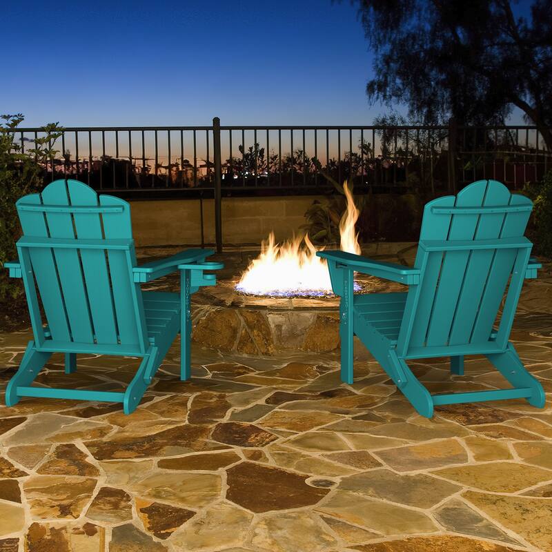 HDPE Plastic Outdoor/Indoor Adjustable Folding Adirondack Chair