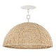 preview thumbnail 8 of 9, Hinkley Lighting 38464 Dalia 20" Wide Wood Pendant with Beaded Shade
