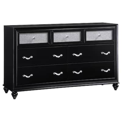 Barzini Modern Classic Wood 7-drawer Dresser