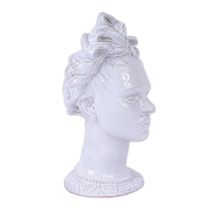 Novica Handmade Portrait Of Frida Ceramic Vase