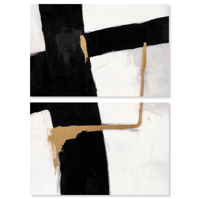 Urban Grid III Canvas Set of 2 by Art Remedy, Gallery Wrapped - 30" x 20"