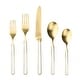preview thumbnail 25 of 33, Mepra Fantasia Ice Gold Flatware Set