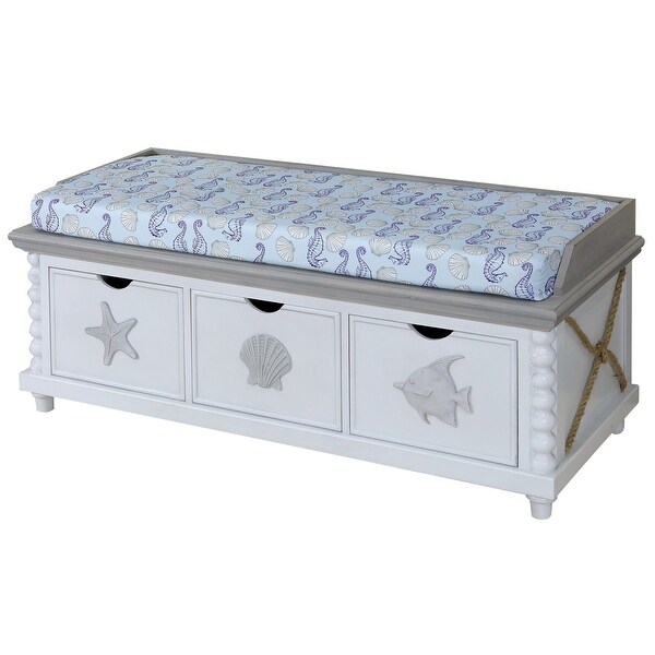 Shop StyleCraft SC-SF2519-BENCH Montauk 46" Wide Coastal ...