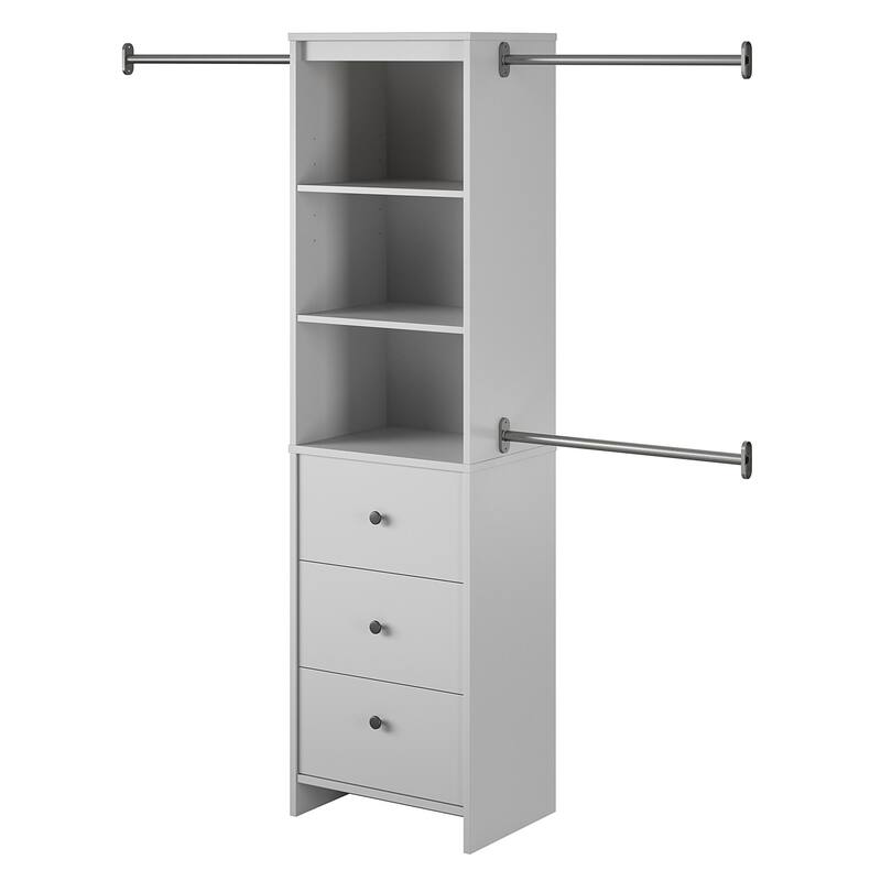 Systembuild Evolution Bodwell Closet Storage Organizer