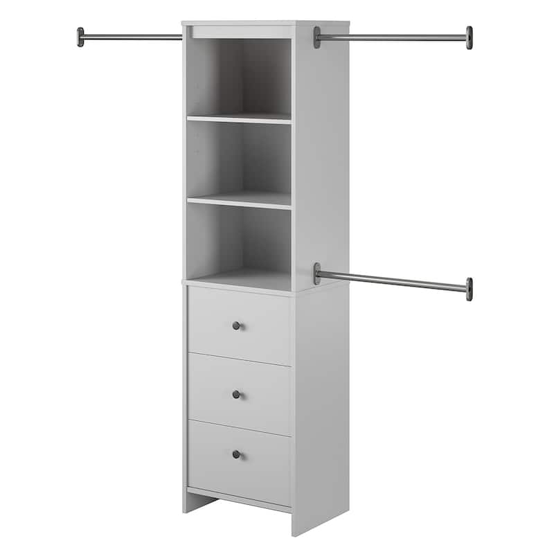 Systembuild Evolution Bodwell Closet Storage Organizer