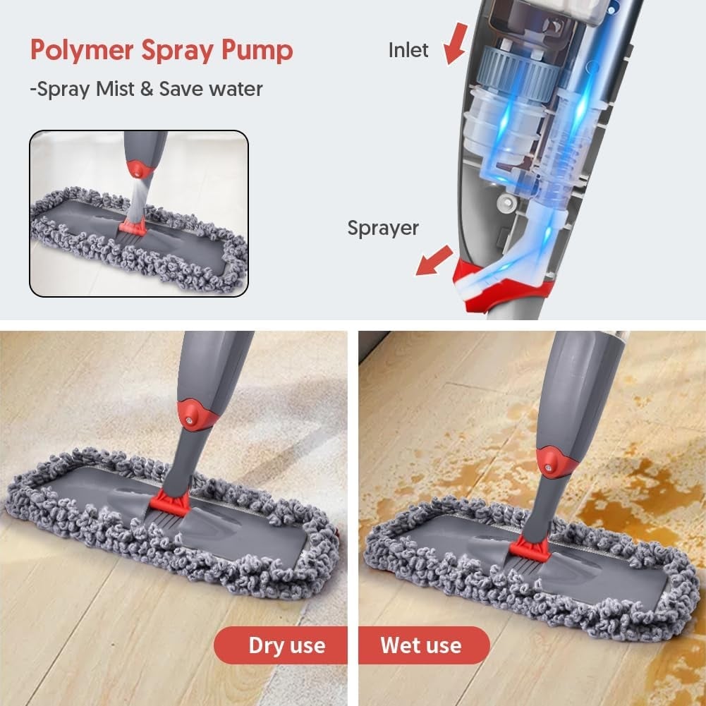 Spray Mop for Hardwood Floor Cleaning Professional - M - On Sale - Bed Bath  & Beyond - 31930282