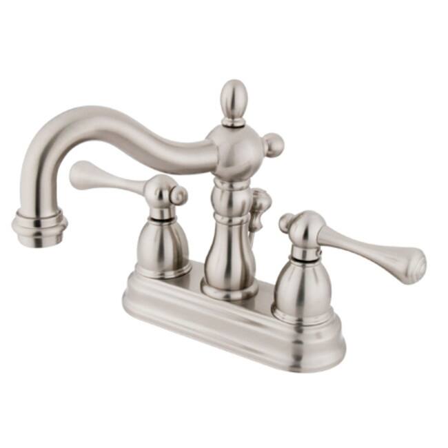 Kingston Brass Heritage Centerset Bathroom Faucet with Brass Pop-Up