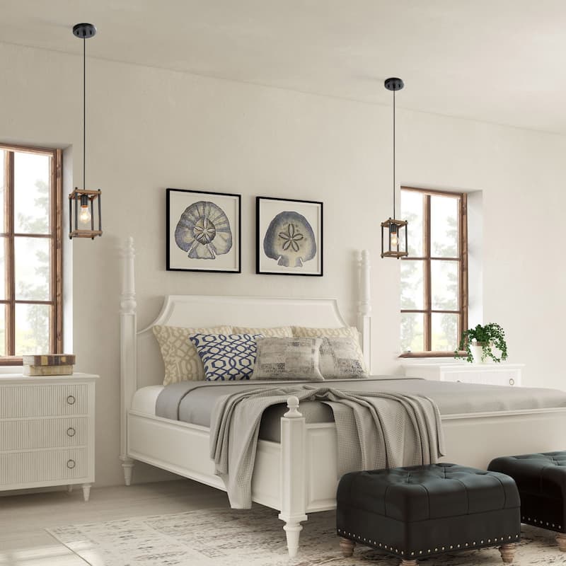The Gray Barn Modern Farmhouse 1-Light Mini Pendant Light for Kitchen Island
