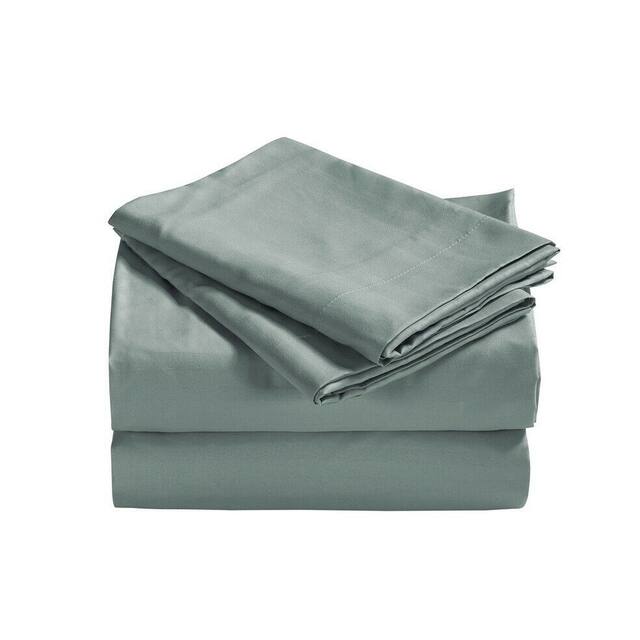 1800 Series Sheets for Bed Dobby Stripe Stay Cool Bed Sheets Deep Pockets Soft - Full - Gray