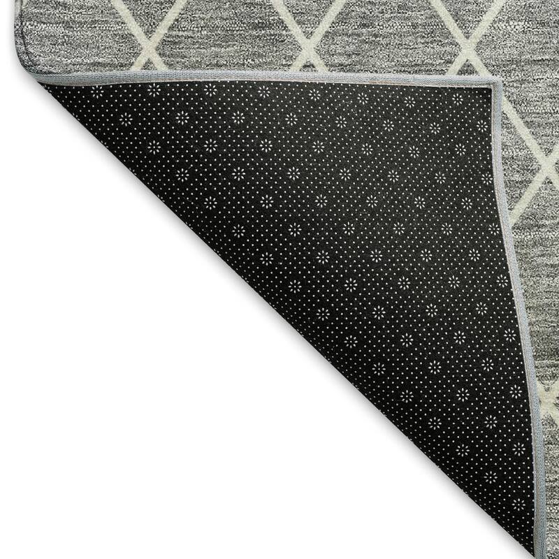 Premium Washable Super Soft Diamond Trellis Mayfield Rug