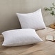 preview thumbnail 2 of 21, 2 Pack Hotel Quality Goose Feather Bed Pillows for Side & Back Sleepers
