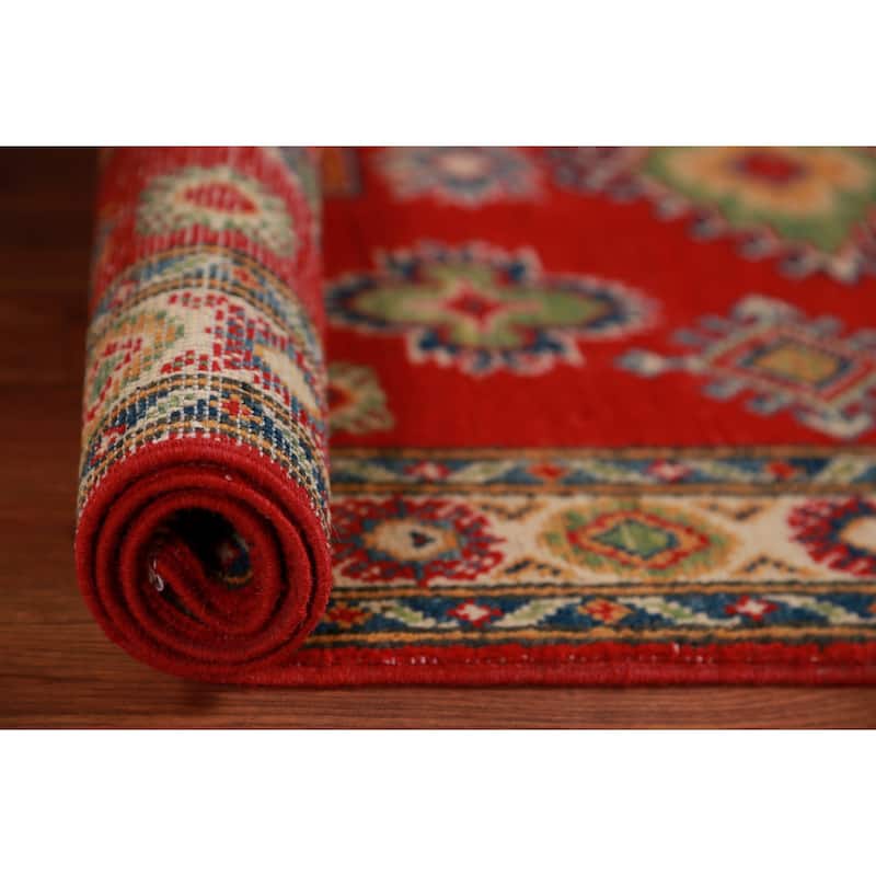Traditional Kazak Oriental Foyer Rug Handmade Accent Wool Carpet - 2'9"x 4'0"