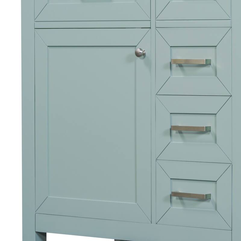 30" Bathroom Vanity with Solid Frame and MDF Board