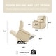 preview thumbnail 32 of 38, Leather Power Lift Recliner with Heat & Massage, Pockets for Elderly