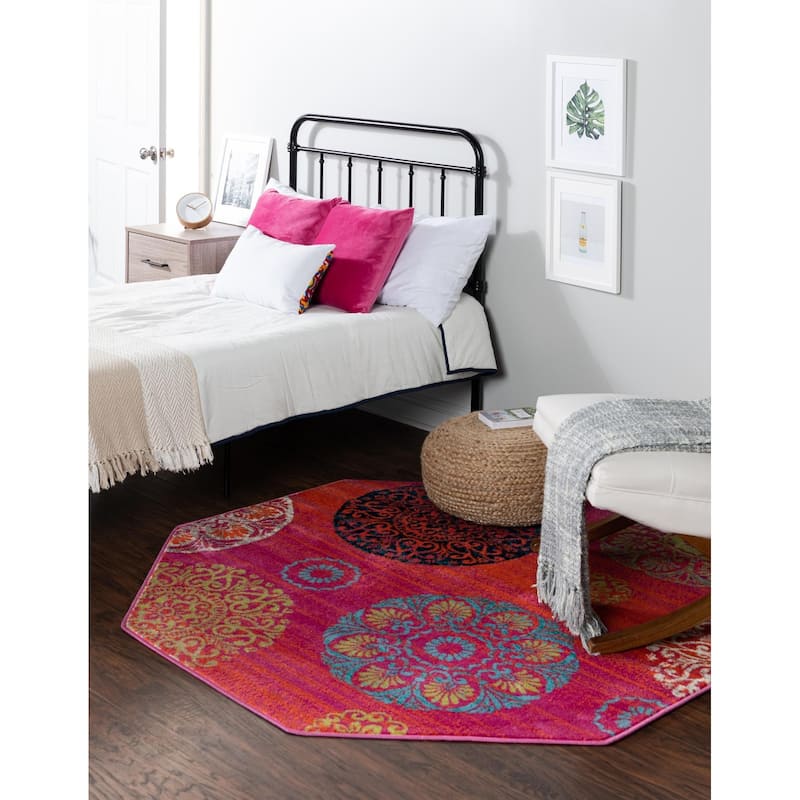 Contemporary Chorisia Collection Area Rug
