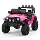 preview thumbnail 11 of 25, Kids Electric Ride On Truck Car with Parent Remote Control Rose Red