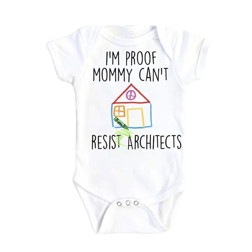 Architect Proof - Baby Boy Girl Clothes Infant Bodysuit Funny Cute Newborn