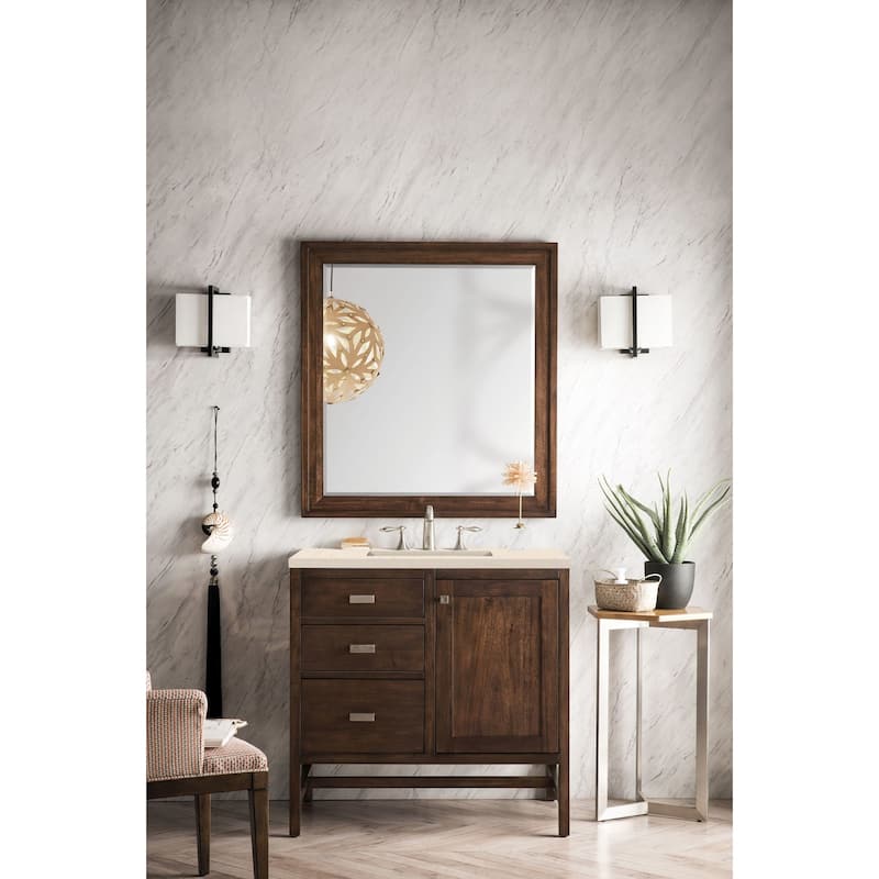 James Martin Vanities Addison 36" Single Basin Hardwood Vanity Set