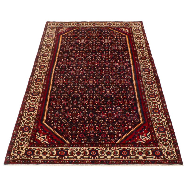 ECARPETGALLERY Hand-knotted Andelz Navy Wool Rug - 5'0 x 9'9