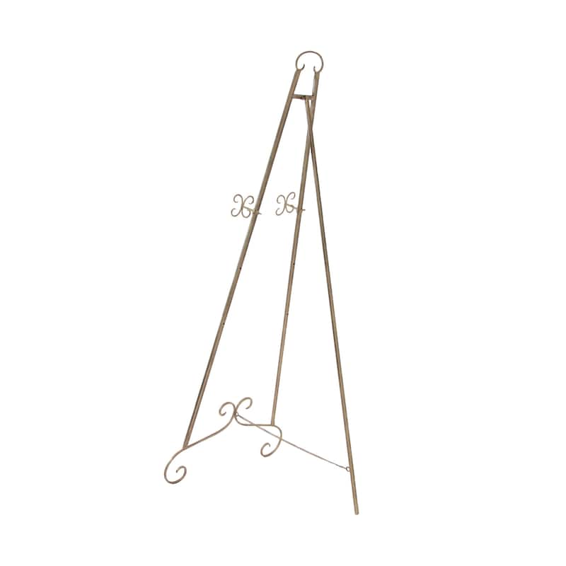 67 inch Traditional Iron Scrolled Easel