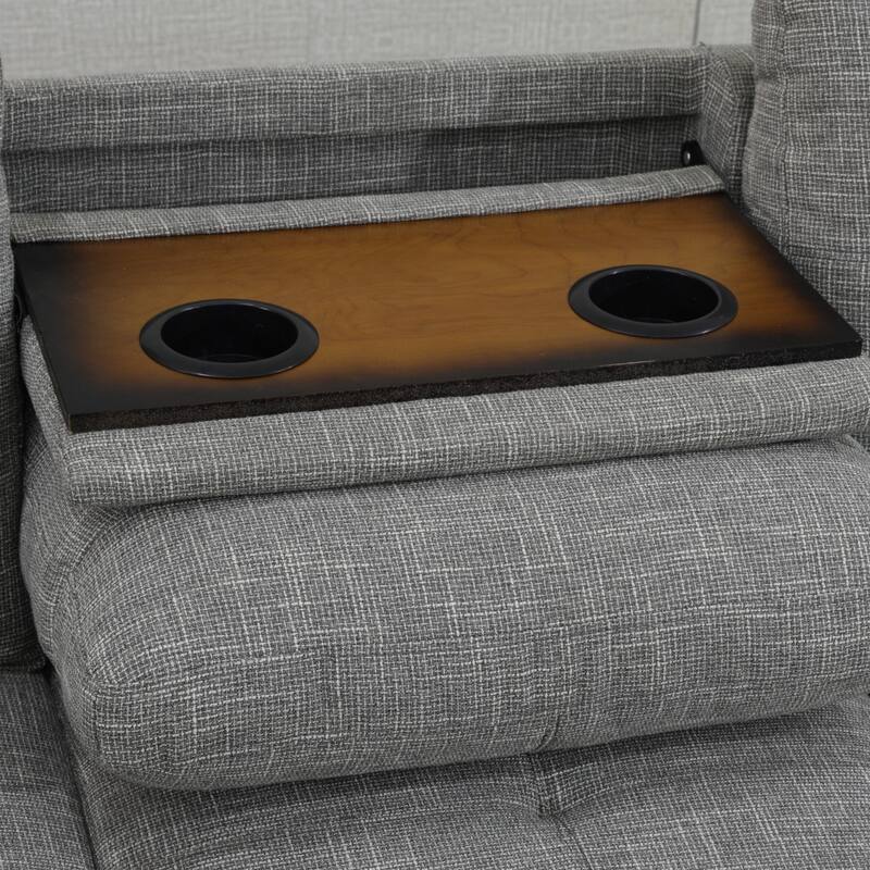 KISRAIS 97.5" Wide 2-Piece Upholstered Sectional Sofa Set for Small Space