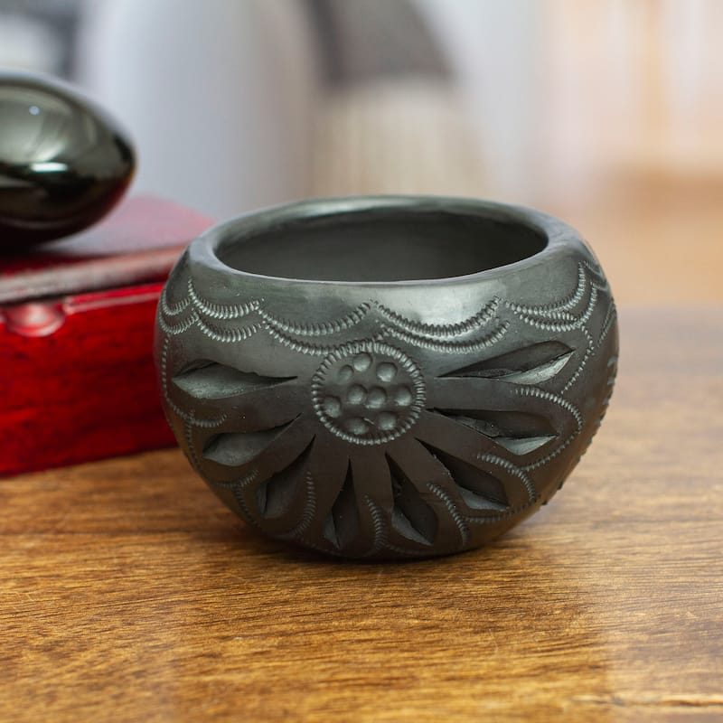 Novica Handmade Traditional Bloom Ceramic Flower Pot