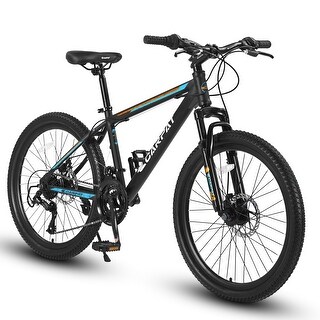 26 Inch Mountain Bike with Steel Frame & Suspension MTB, 21