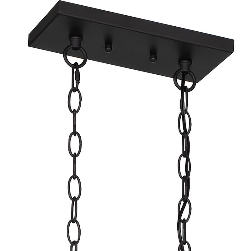 Moulins 3-ight Linear Modern Farmhouse Rectangle Chandelier with UL Certified - 25in