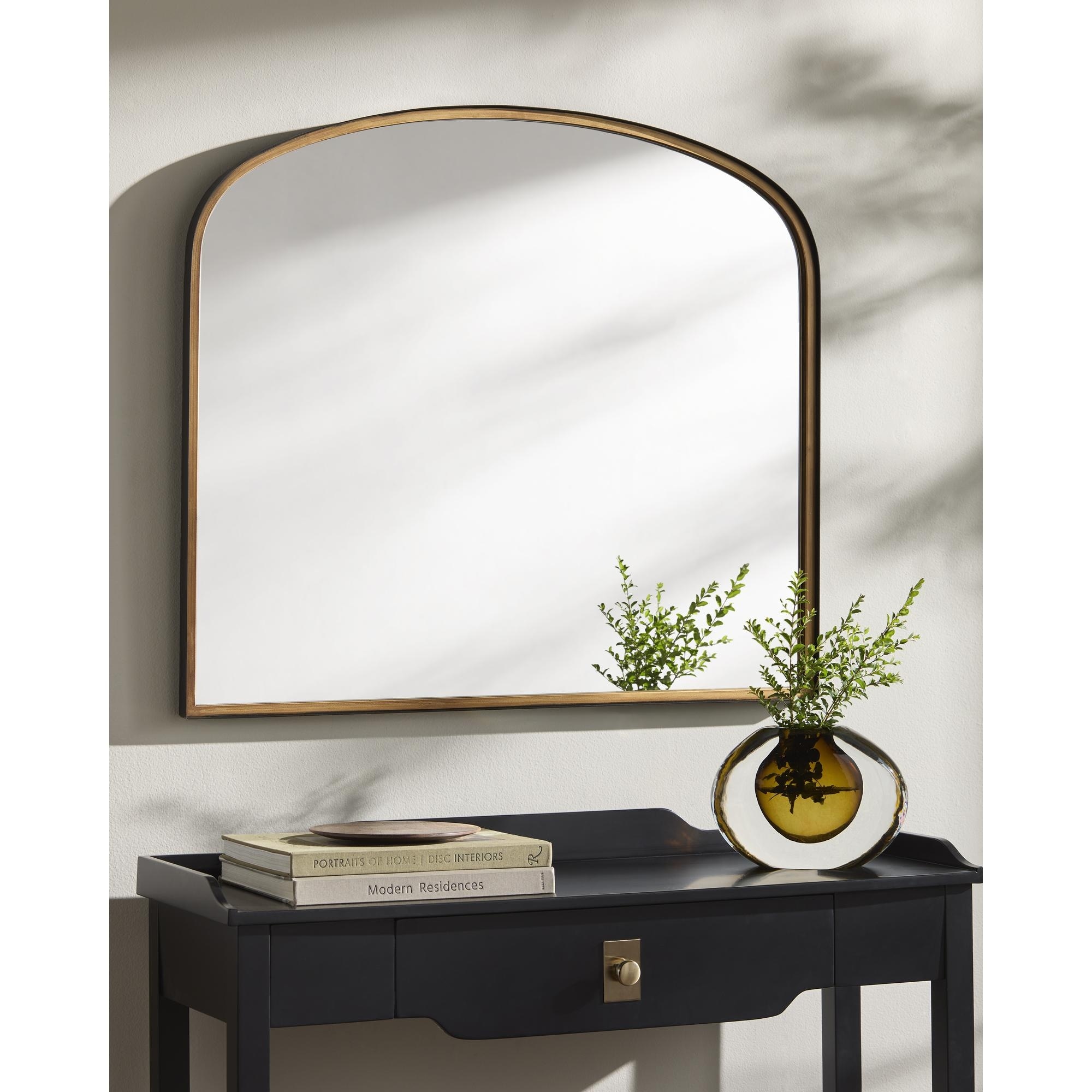 Livabliss Evander Traditional Mantel Mirror - 32"H x 36"W x 2"D