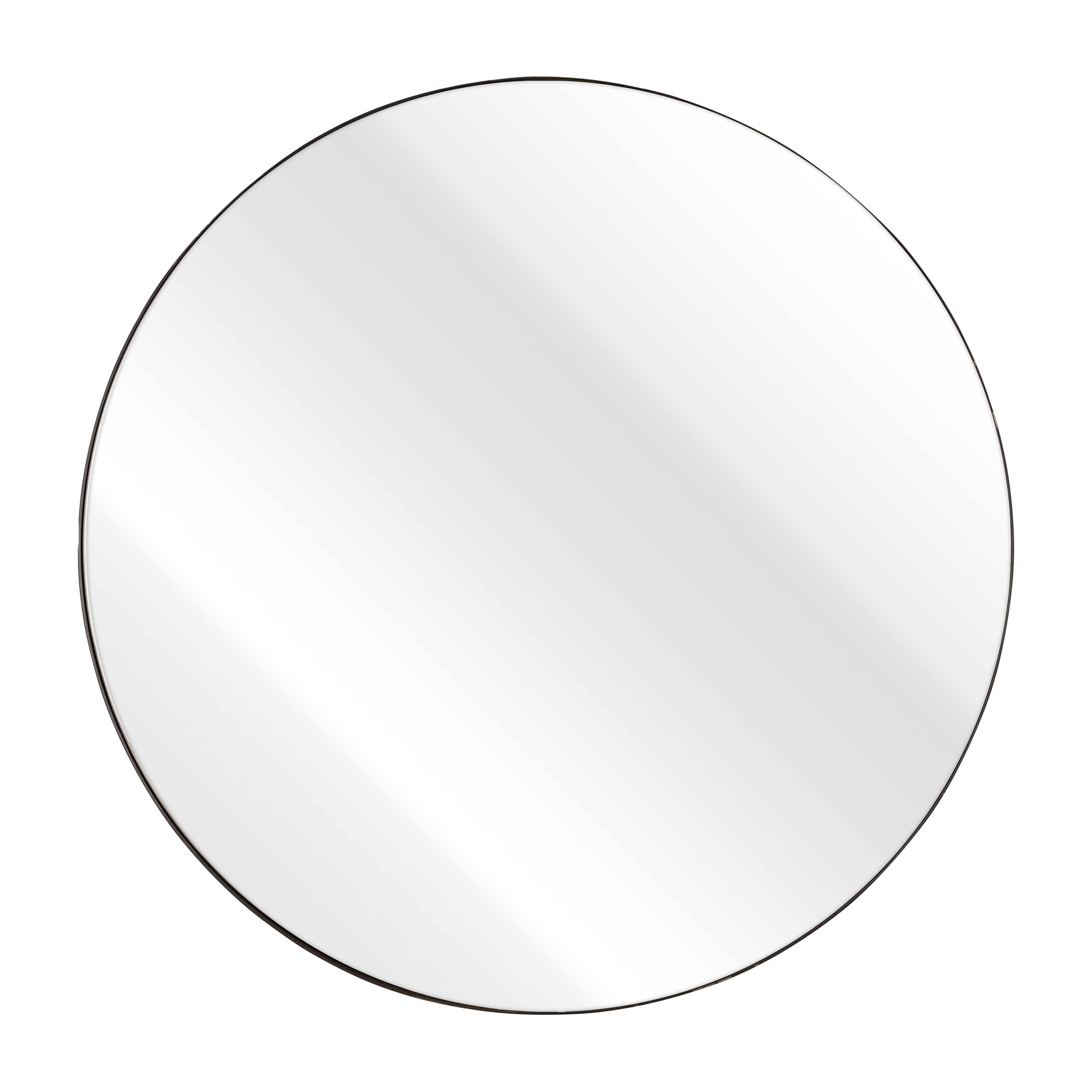 Atlas Beni Metal Framed Round Mirror