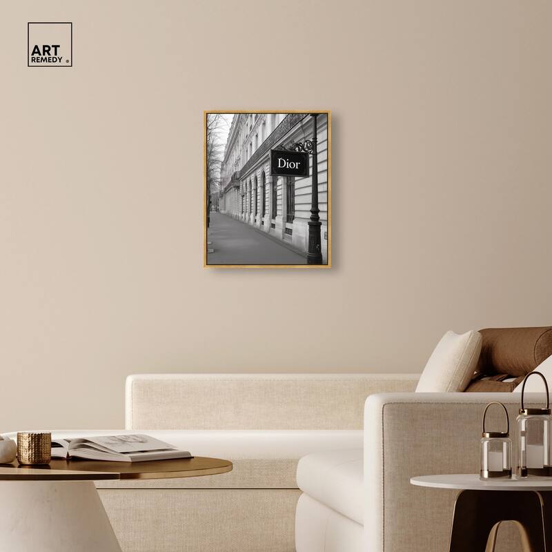 Parisian Street Canvas by Art Remedy