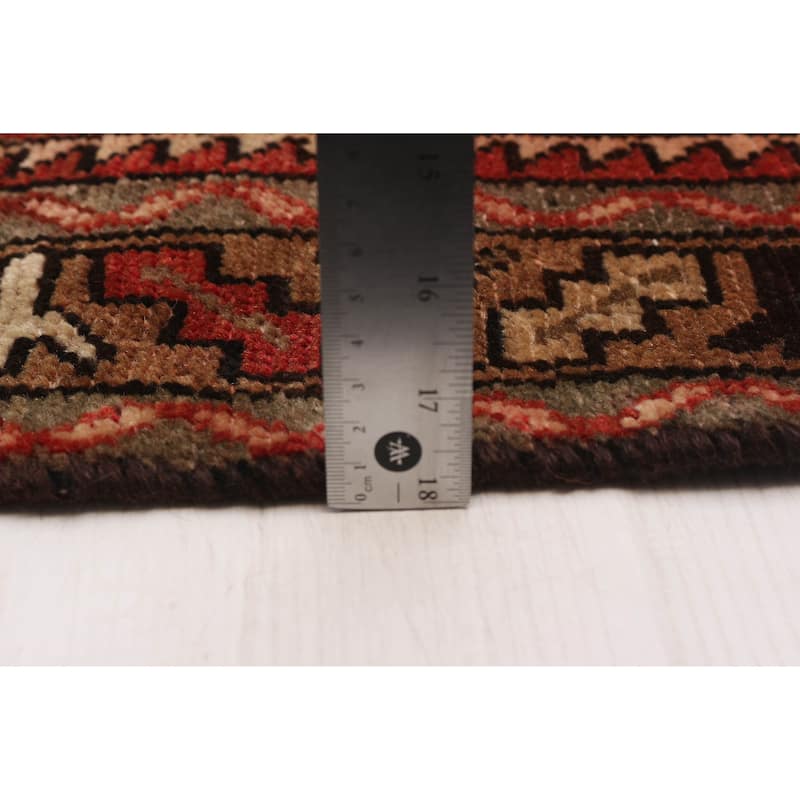 ECARPETGALLERY Hand-knotted Andelz Light Red Wool Rug - 3'5 x 10'10