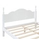 preview thumbnail 8 of 7, Queen Size Wood Platform Bed Frame with Retro Design and Wooden Slat Support