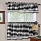 preview thumbnail 17 of 26, Buffalo Check Gingham Kitchen Curtain Tier Pairs, 58x36 Inches - 58x36 Inches