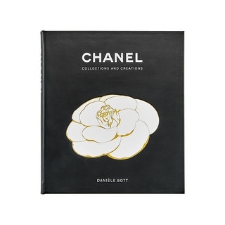 Graphic Image Chanel Collections & Creations Coffee Table Book, Leather, Black