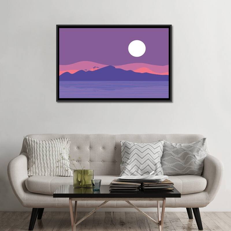 iCanvas "Tropical Landscape III" by The Old Art Studio Framed