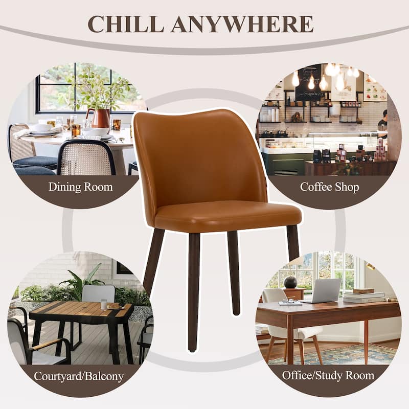 Modern Dining Chairs Upholstered Kitchen Chairs (set of 2)