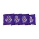 preview thumbnail 1 of 1, LSU Shreveport Pilots Purple Cornhole Bags All-Weather Resin Filled
