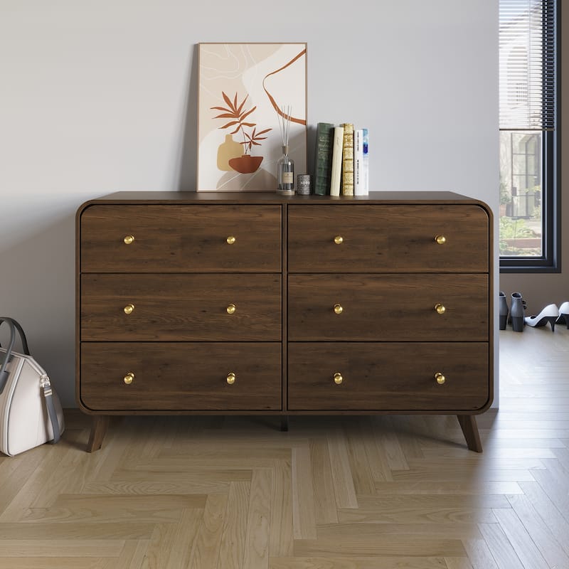 CraftPorch Contemporary 6-Drawers Dresser
