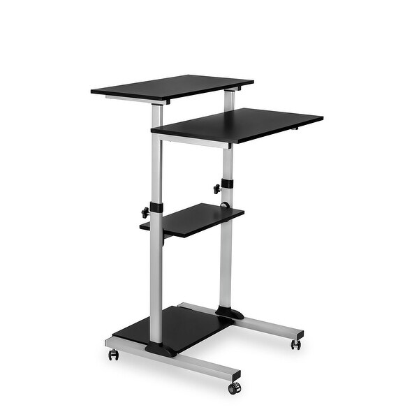 Mount-It! Mobile Stand Up Desk - MI-7940