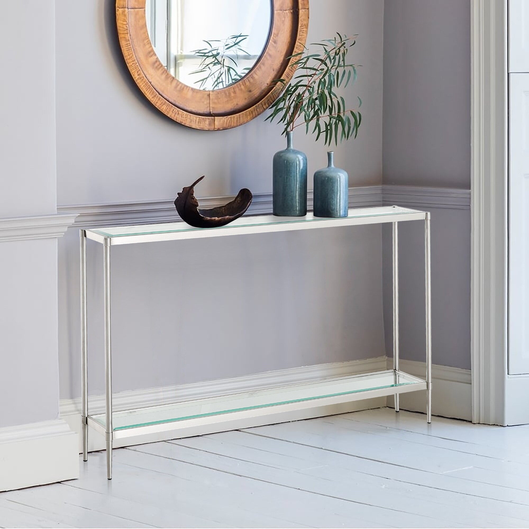 rectangular glass bar table