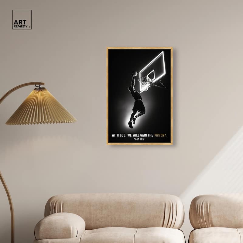 We Will Gain the Victory Canvas by Art Remedy