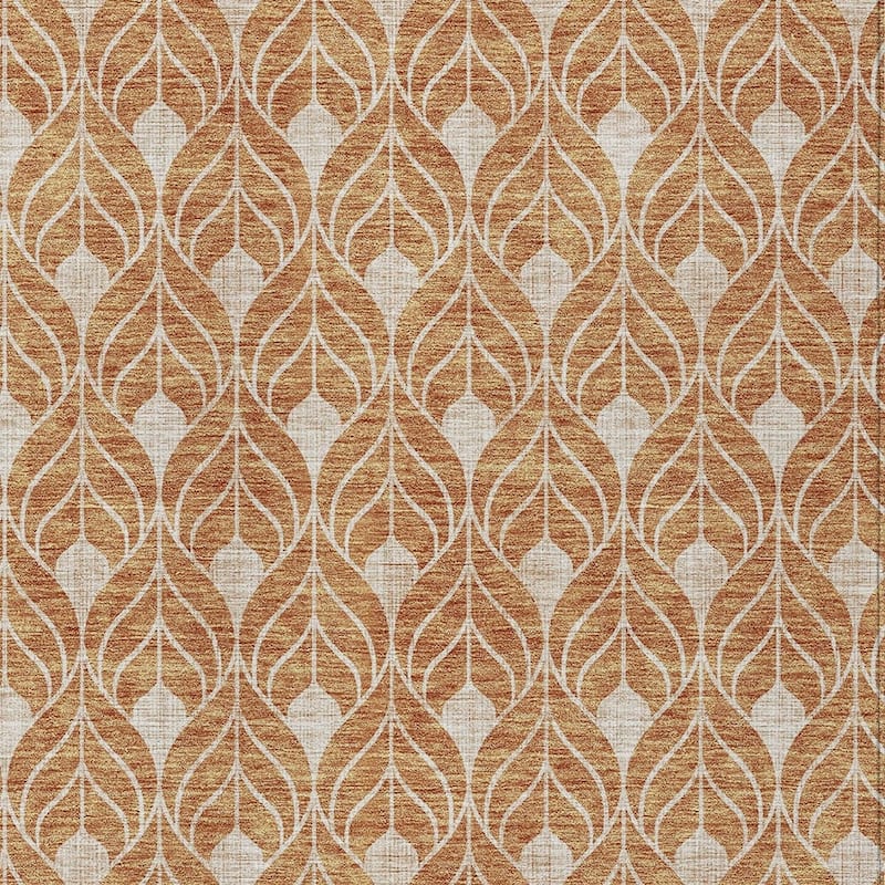 HomeRoots Geometric Transitional Rectangle Outdoor Rug