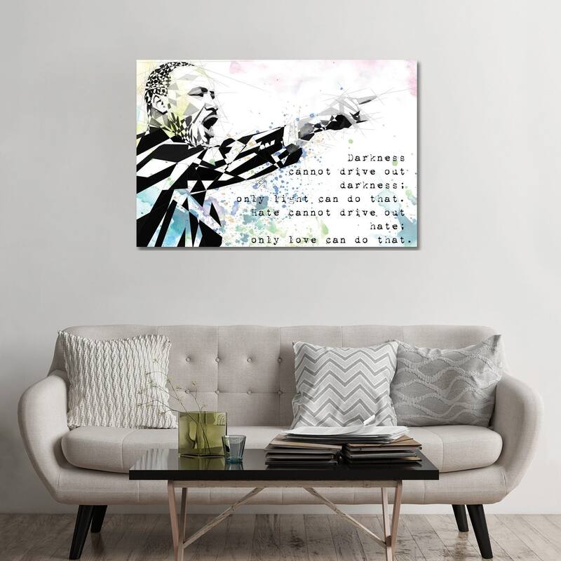 iCanvas "Martin Luther King" by Katia Skye Canvas Print - 32x48x1.5
